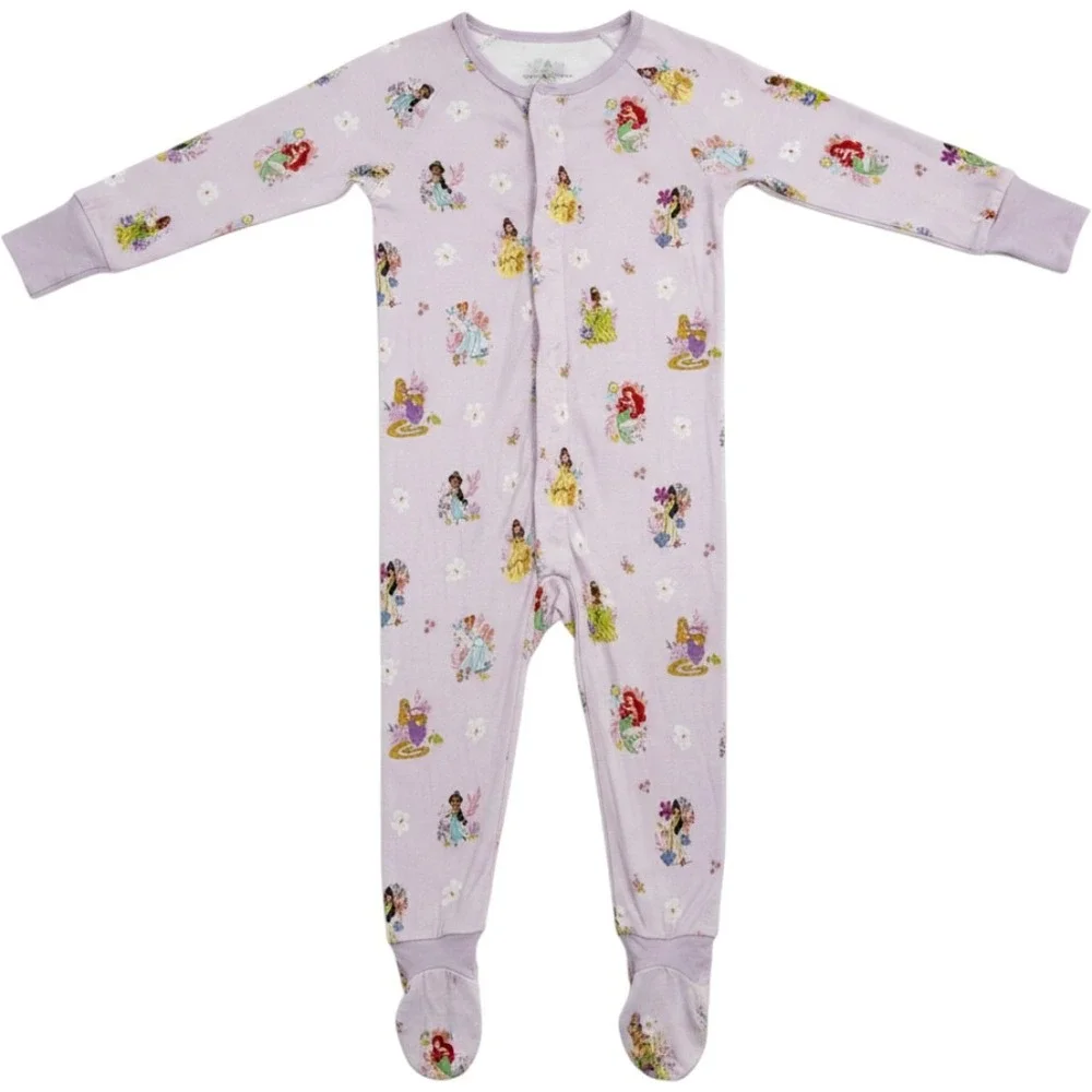 Disney Magnetic Me Princess Lavender Modal Magnetic Fastener Sleeper 18-24M